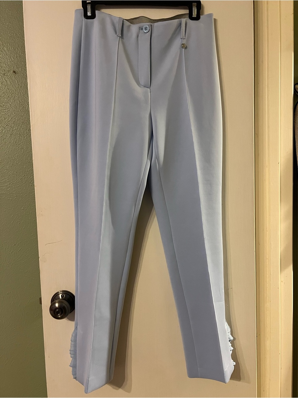 Marc Cain NWOT Luxury German Designer Sydney Slim Fit Ankle Pants Size N3 $280